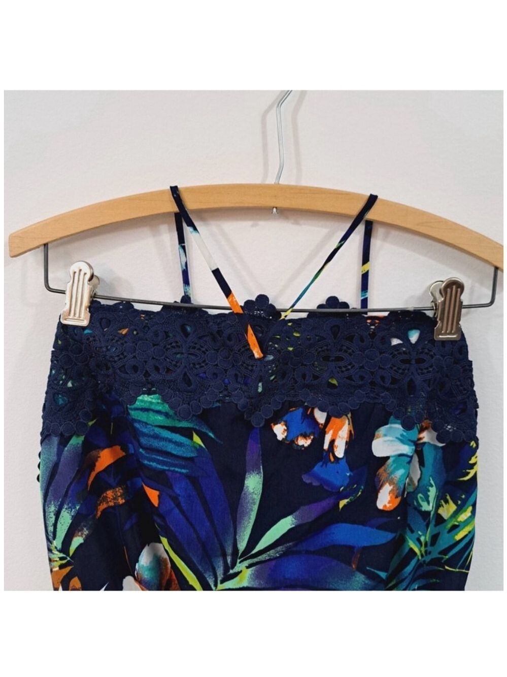 A.Byer Spaghetti Strap Halter Romper
Hawaiian Sz Medium NWT - Picture 6 of 14